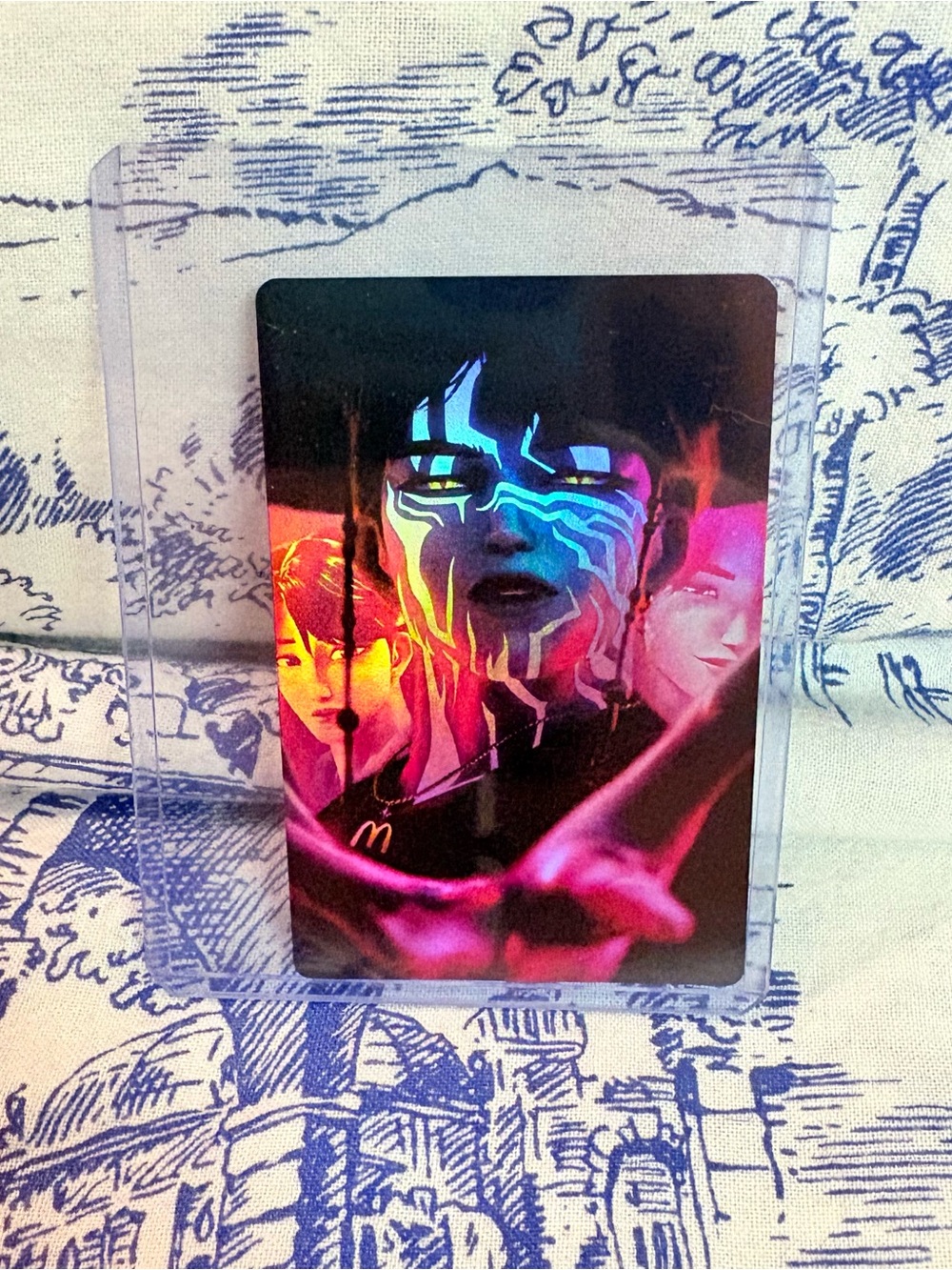 2026 McDonalds KPop Demon Hunters Saja Boys Foil Card Jinu Demon RARE
